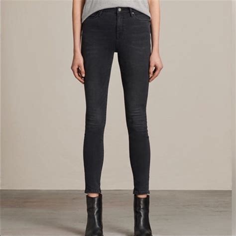 all saints black jeans womens|all saints tops women's.